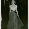 Fashion, World of - Models - Gowns - Model in mid-summer evening gown