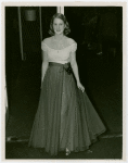 Fashion, World of - Models - Gowns - Model in mid-summer evening gown