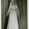 Fashion, World of - Models - Gowns - Model in wedding dress