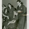 Fashion, World of - Models - Hairstyles - Model having hair done