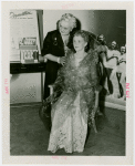 Fashion, World of - Models - Hairstyles - Model wrapped in cellophane