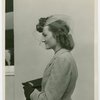 Fashion, World of - Models - Hairstyles - Side profile of model