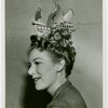 Fashion, World of - Models - Hairstyles - Model with boat in hair