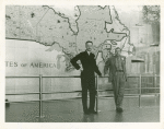 Federal (United States Government) Exhibit - Giant map of Canada and U.S.