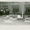 Federal (United States Government) Exhibit - Fiorello LaGuardia, Grover Whalen and Henry A. Wallace (U.S. Secretary of Agriculture) look at model