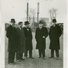 Federal (United States Government) Exhibit - Grover Whalen, Sam D. McReynolds, Henry A. Wallace (U.S. Secretary of Agriculture), Matthew Merritt and James Wadsworth Jr. inspect buildings