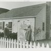 Federal Housing Administration - Houses - Harvey Gibson and man in front of house