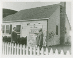 Federal Housing Administration - Houses - Harvey Gibson and man in front of house