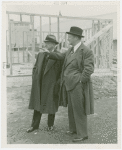 Federal Housing Administration - Houses - Construction - Harvey Gibson and Stuart McDonald inspect houses