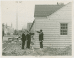 Federal Housing Administration - Houses - Construction - Group at construction site