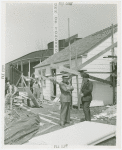 Federal Housing Administration - Houses - Construction - Group at construction site