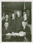 Finland Participation - Eero Järnefelt, K.F. Altio and Fair officials review agreement