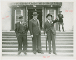 Finland Participation - Eero Järnefelt and K.F. Altio in front of Administration Building