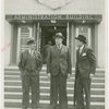 Finland Participation - Eero Järnefelt and Finnish Consul General in front of Administration Building