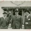Finland Participation - Eero Järnefelt and K.F. Altio in front of Administration Building