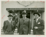 Finland Participation - Eero Järnefelt and K.F. Altio in front of Administration Building