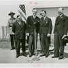 Finland Participation - Hjalmar Procope (ex-president, League of Nations), Grover Whalen and Fiorello LaGuardia at microphone