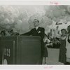Finland Participation - Hjalmar Procope (ex-president, League of Nations) speaking at ceremony