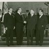 Finland Participation - Y.A. Paloheimo (Deputy Commissioner General), Hjalmar Procope (ex-president, League of Nations), Herbert Hoover and Grover Whalen