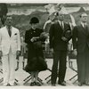 Finland Participation - Grover Whalen, Mme. Procope, Newbold Morris and Procope Hjalmar Procope (ex-president, League of Nations)