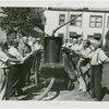 Firemen - Volunteer firemen with oldest engine in U.S.