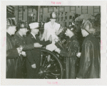 Firemen - Fire Department of New York - Having doughnuts and coffee