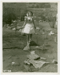 Firestone - Building - Farm - Woman crossing stream