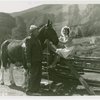 Firestone - Building - Farm - Man and woman with horse