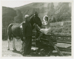 Firestone - Building - Farm - Man and woman with horse