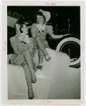 Firestone - Exhibits - Women invite inspection of tires rolled off production line