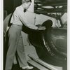 Firestone - Exhibits - Man mixing rubber and chemicals