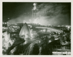 Fireworks - Panorama of site with display