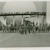Flags - Boy Scouts - Outside Perisphere with international flags