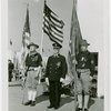 Flags - Boy Scouts - Commanders with American flags