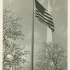 Flags - U.S. flag and Trylon