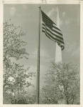 Flags - U.S. flag and Trylon