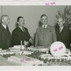 Florida Participation - Earl W. Brown, Grover Whalen with others at Fair model