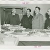 Florida Participation - Earl W. Brown, Grover Whalen with others at Fair model