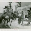Florida Participation - Man who drove covered wagon from Florida with Jimmy Downes, Ruth Mix and Grover Whalen
