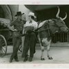 Florida Participation - Ruth Mix with man who drove covered wagon from Florida
