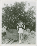 Florida Participation - Woman in front of orange tree