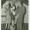 Florida Participation - Osa Johnson and Hamilton Holt with chimpanzees