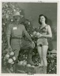 Florida Participation - Miss Daytona Beach with Silas Sod and orange trees