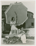 Florida Participation - Women in bathing suits drinking grapefruit juice