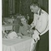 Florida Participation - Woman being served at restaurant