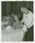 Florida Participation - Woman being served at restaurant
