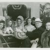 Florida Participation - Frederick Preston Cone (Governor) receiving basket from beauty queens