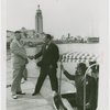 Florida Participation - Brown, Earl W. - Shaking hands with Grover Whalen outside pavilion