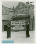 Florida Participation - Women standing outside pavilion