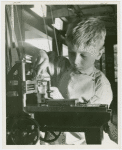 Ford - Exhibits - Edison Institute - Boy demonstrating machine